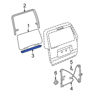 Toyota OE - Rear Hatch Seal
