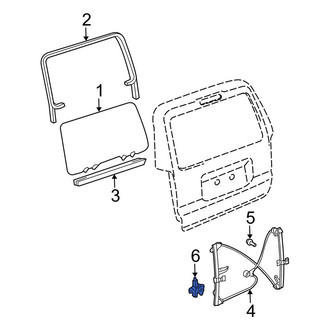 Toyota OE - Rear Center Window Motor