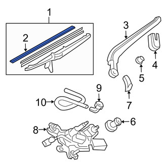 Toyota OE - Rear Wiper Blade Refill