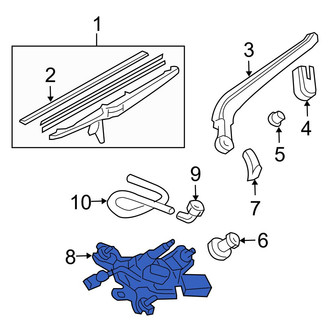 Toyota OE - Rear Wiper Motor