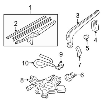 Toyota OE - Lift Gate - Wiper & Washer Components (Limited / Sport / SR5)