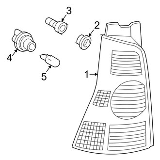 Toyota OE - Rear Lamps - Tail Lamps