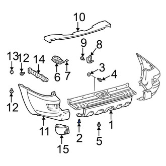 Toyota OE - Bumper Cover Retainer