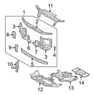 Toyota OE - Radiator Support