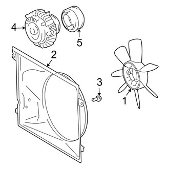 Toyota OE - Cooling Fan (4.0L)
