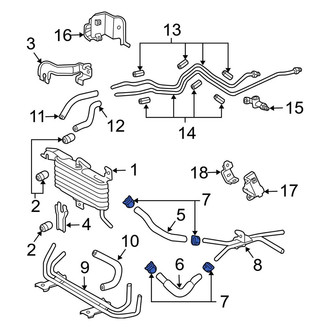 Toyota OE - Automatic Transmission Oil Cooler Clamp