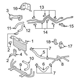 Toyota OE - Cooling - Trans Oil Cooler (4.0L)