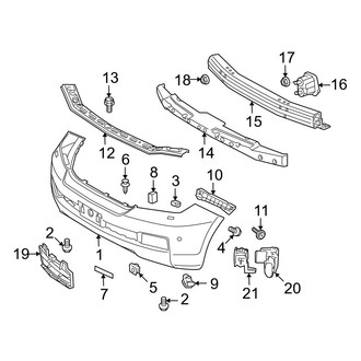 Toyota OE - Front Bumper - Bumper & Components