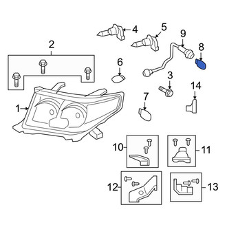 Toyota OE - Front Turn Signal & Parking Light Bulb