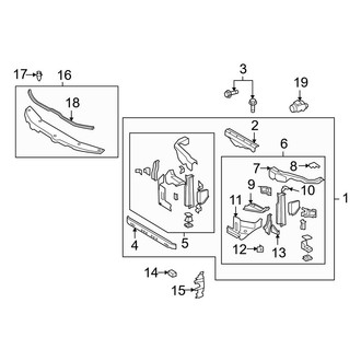 Toyota OE - Radiator Support