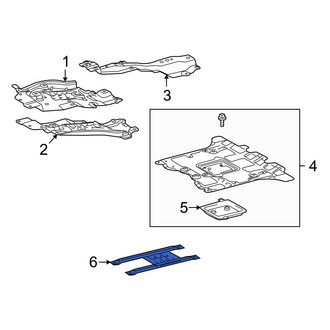 Toyota OE - Front Powertrain Skid Plate
