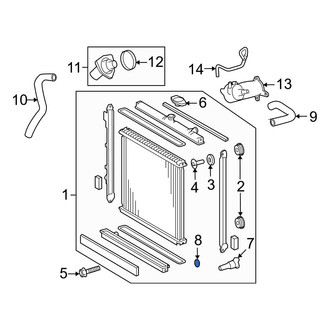 Toyota OE - Radiator Drain Plug Gasket