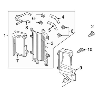 Toyota OE - Cooling - Trans Oil Cooler (With Towing Package)
