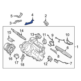 Toyota OE - Rear HVAC Unit Case Cover
