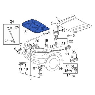 Toyota OE - Hood Insulation Pad