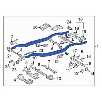 Toyota OE - Frame Rail