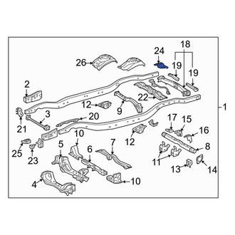 Toyota OE - Rear Right Tow Hook
