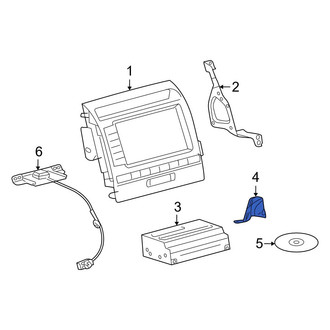 Toyota OE - Left CD Changer Bracket