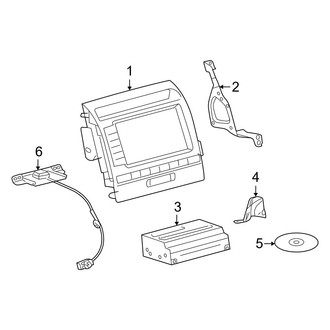Toyota OE - Electrical - Navigation System Components