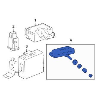 Toyota OE - Tire Pressure Monitoring System (TPMS) Sensor