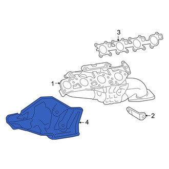 Toyota OE - Right Exhaust Manifold Heat Shield