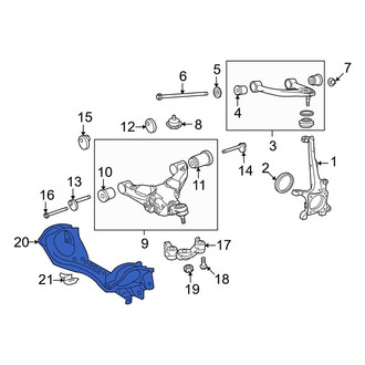 Toyota OE - Front Suspension Subframe Crossmember