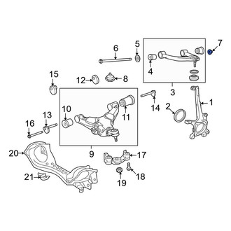 Toyota OE - Front Upper Suspension Control Arm Nut