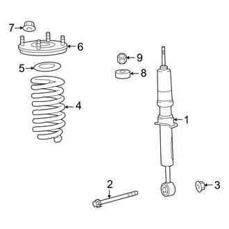 Toyota OE - Front Suspension - Struts & Components