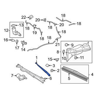 Toyota OE - Front Left Wiper Arm