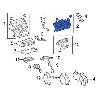 Toyota OE - Radio Control Unit