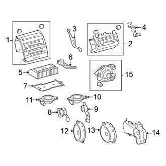 Toyota OE - Instrument Panel - Sound System