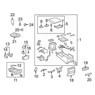 Toyota OE - Console (With Cooling)