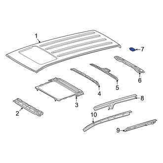 Toyota OE - Right Roof Header Panel Bracket