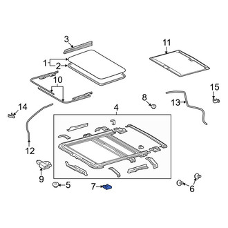 Toyota OE - Sunroof Frame Bracket