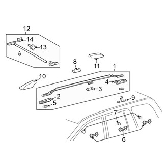 Toyota OE - Roof - Luggage Carrier