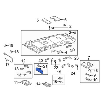 Toyota OE - Left Sun Visor