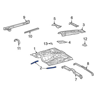 Toyota OE - Front Center Floor Pan Reinforcement