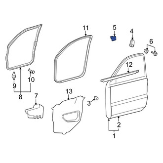 Toyota OE - Lower Door Interior Trim Panel Grommet