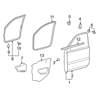 Toyota OE - Front Door - Door & Components