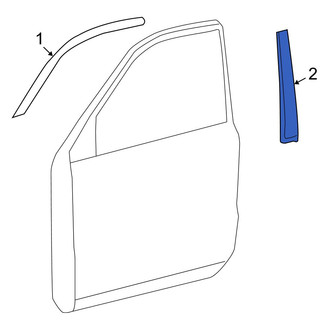 Toyota OE - Front Left Door Reveal Molding