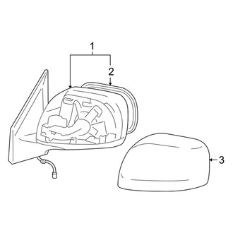 Toyota OE - Front Door - Outside Mirrors