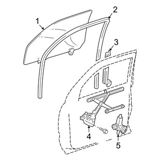Toyota OE - Front Door - Glass & Hardware