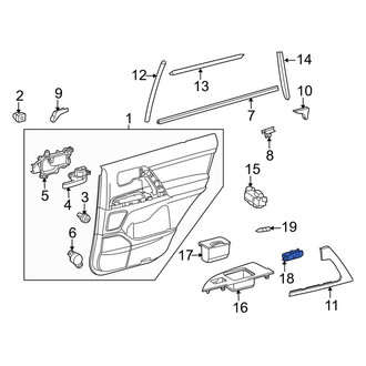 Toyota OE - Front Courtesy Light