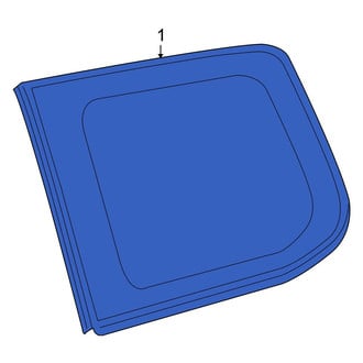 Toyota OE - Rear Left Quarter Glass
