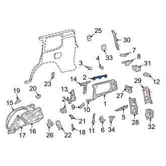 Toyota OE - Right Headliner Bracket