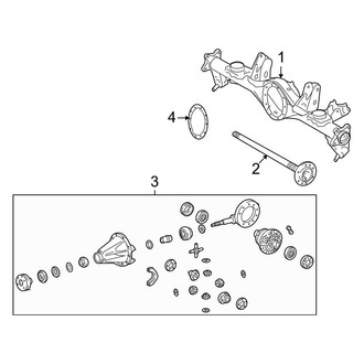 Toyota OE - Rear Suspension - Axle & Differential