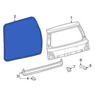 Toyota OE - Rear Inner Hatch Seal