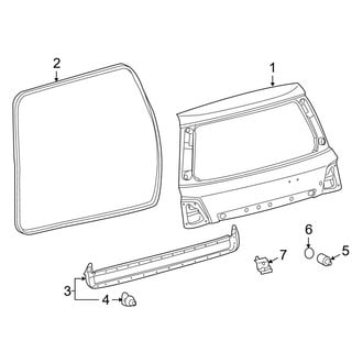 Toyota OE - Lift Gate - Gate & Hardware