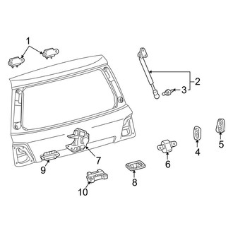 Toyota OE - Lift Gate - Lock & Hardware