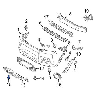 Toyota OE - Bumper Cover Bolt